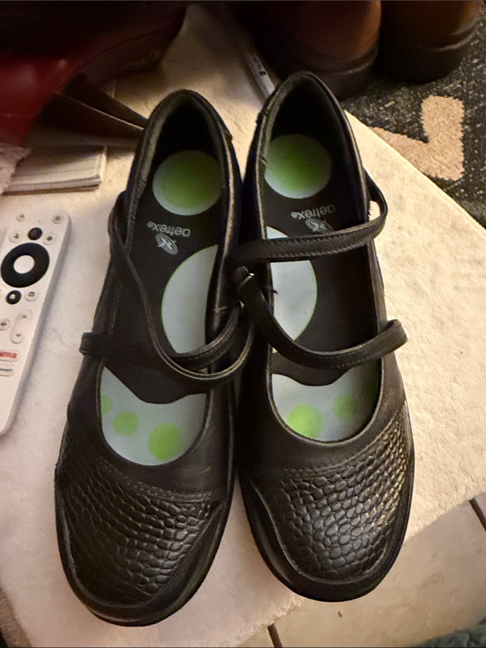 Aetrex Black Mary Jane Strap Flats-BRAND NEW- Never worn